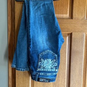 Grace in LA Blue Embellished Women Jeans